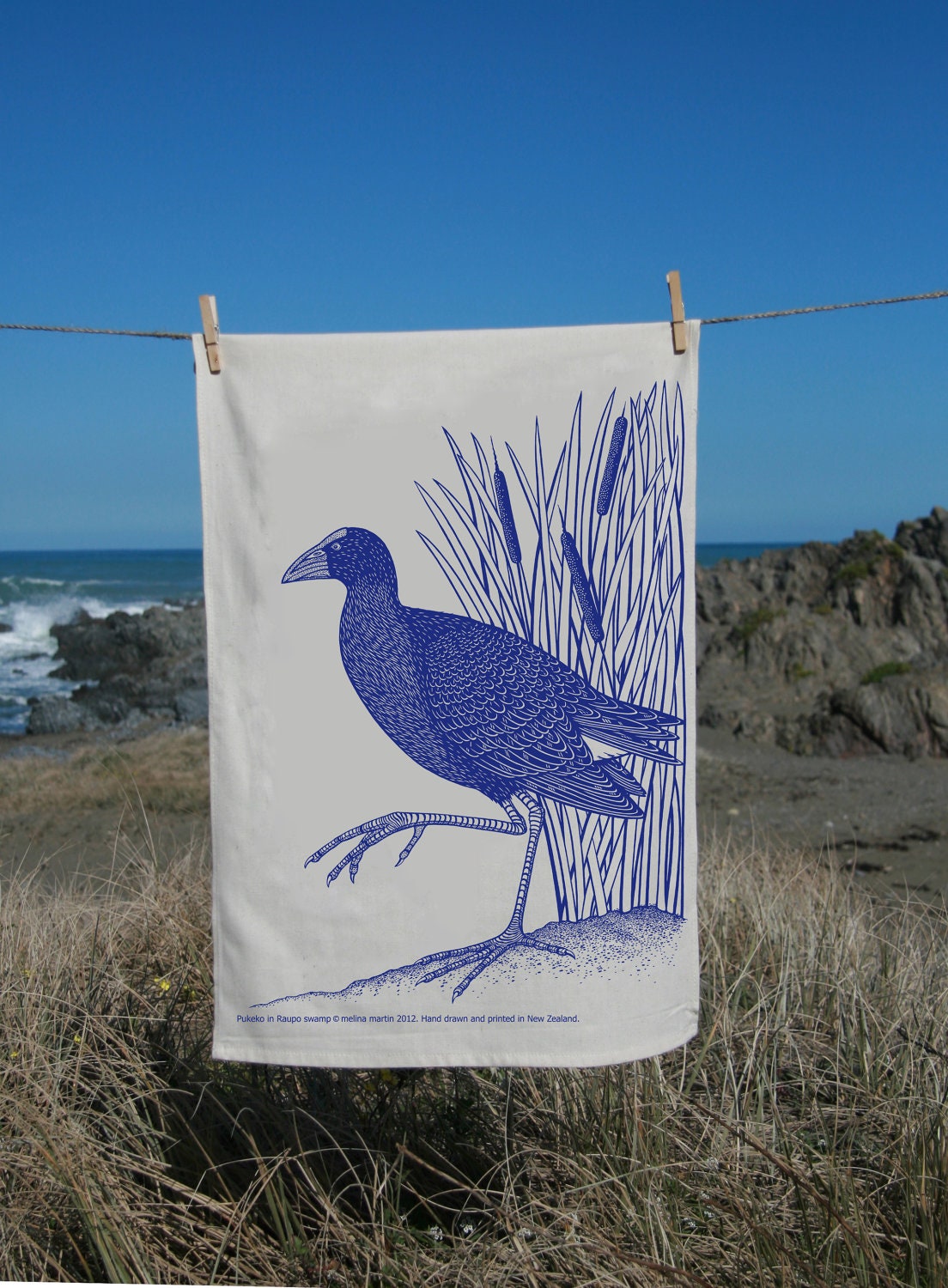 Pukeko Tea-towel