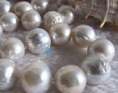 Pearl Necklace - 18 inches 12-13mm White Chinese Kasumi Freshwater Pearl Necklace - Free shipping