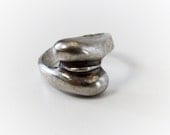 Vintage Mexican Sterling Silver Modern Ring