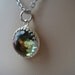 Rare Color Changing Dome Vintage Swarovski Crystal Necklace