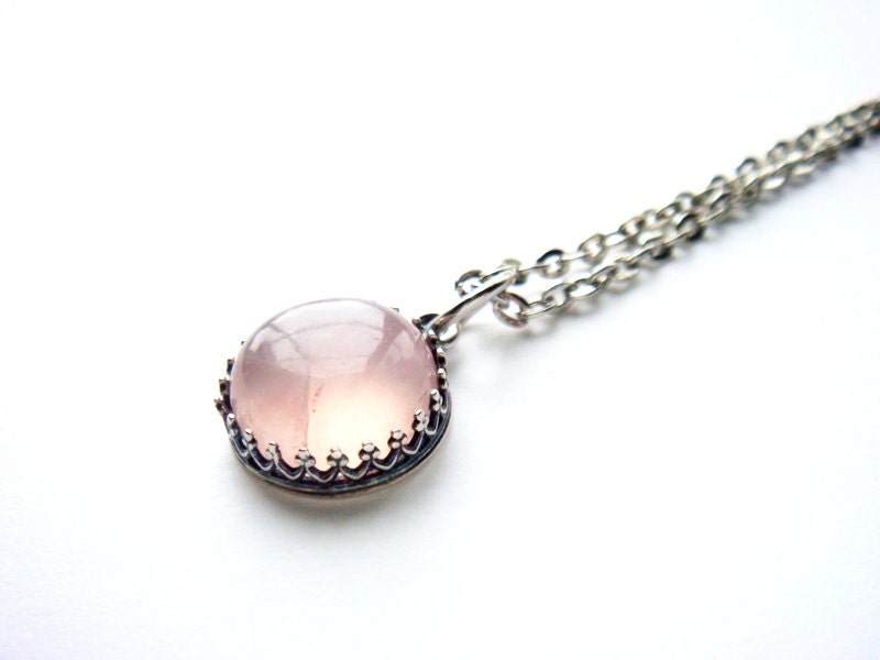Natural Rose Quartz Necklace