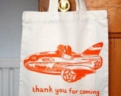 Rocket Cotton Party Bag - Orange