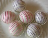 Wedding Cake Bite Truffles  - bridal shower baby shower birthday party cake bites made with quality ingredients