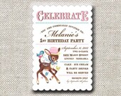 Invitation . Vintage Fawn Collection . by Loralee Lewis