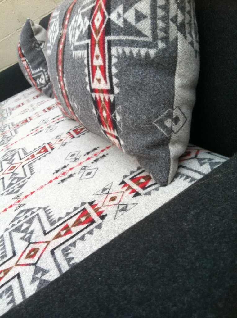 Pendleton Wool Two Faced PILLOW - rustygold73