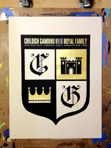 Childish Gambino - Limited edition Brooklyn, NY gigposter