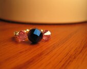 Amethyst and Lilac Silver Beaded Stretch Ring