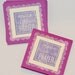 Christian Cards, Prayer Mini Cards, Fragile Handle with Prayer, Purple Pink Cream Set of 10