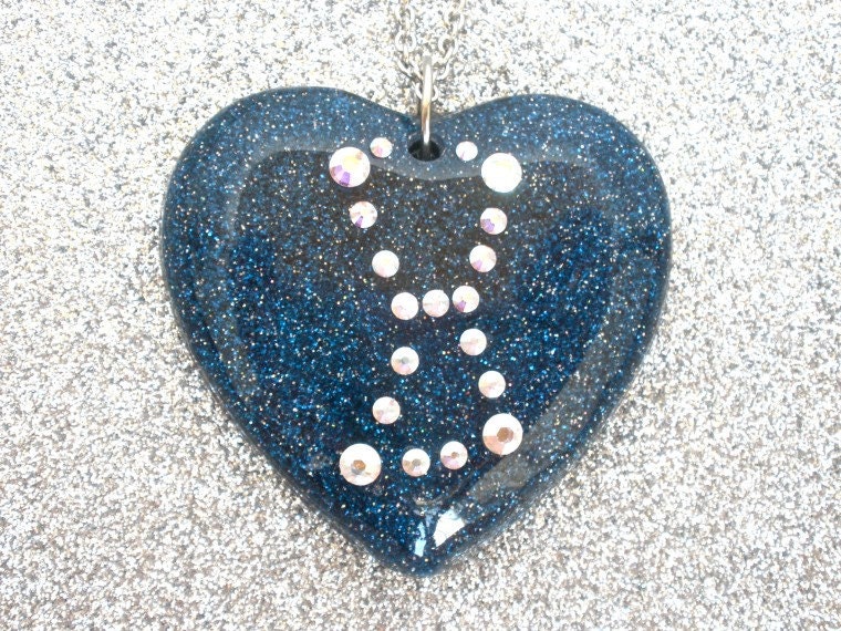 Resin Orion Constellation Swarovski Crystal Pendant Necklace
