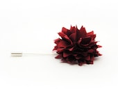 Stick pin Burgundy flower