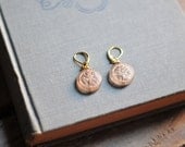 Golden Medallion Earrings