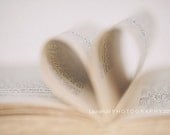 Book Photography - Dreamy Vintage Inspired -  Heart - Home Decor - Baby Nursery - Shabby Cottage Decor - Fine Art Photograph - "FAIRYTALES"