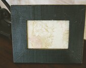 SALE ready to ship 5x7 distressed black picture frame
