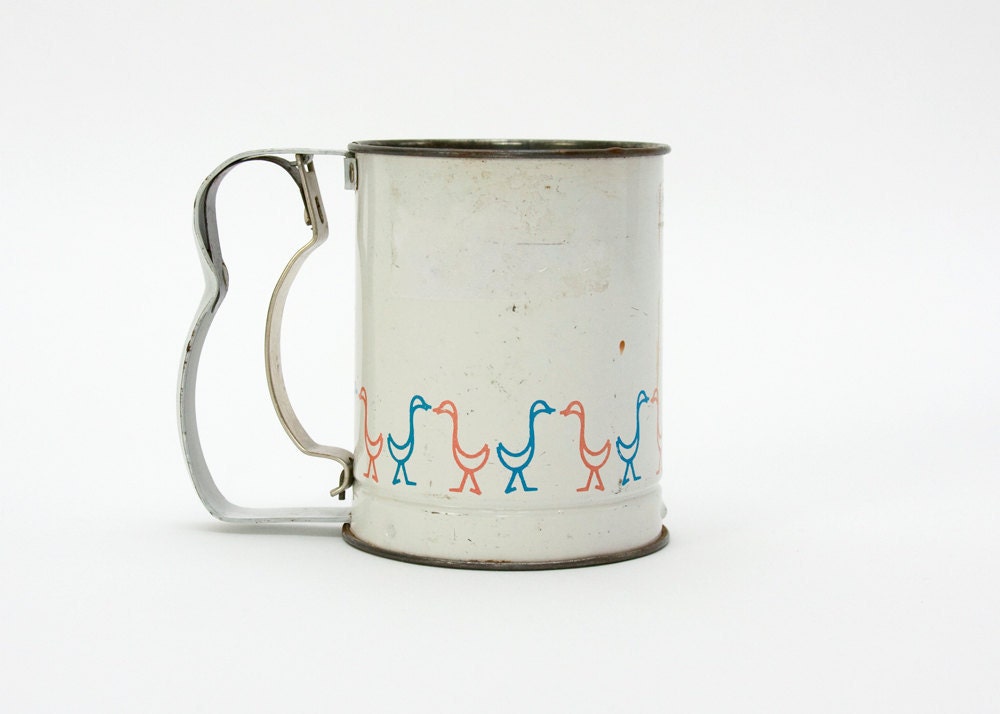 Flour Sifter - Androck, Ducks, Vintage