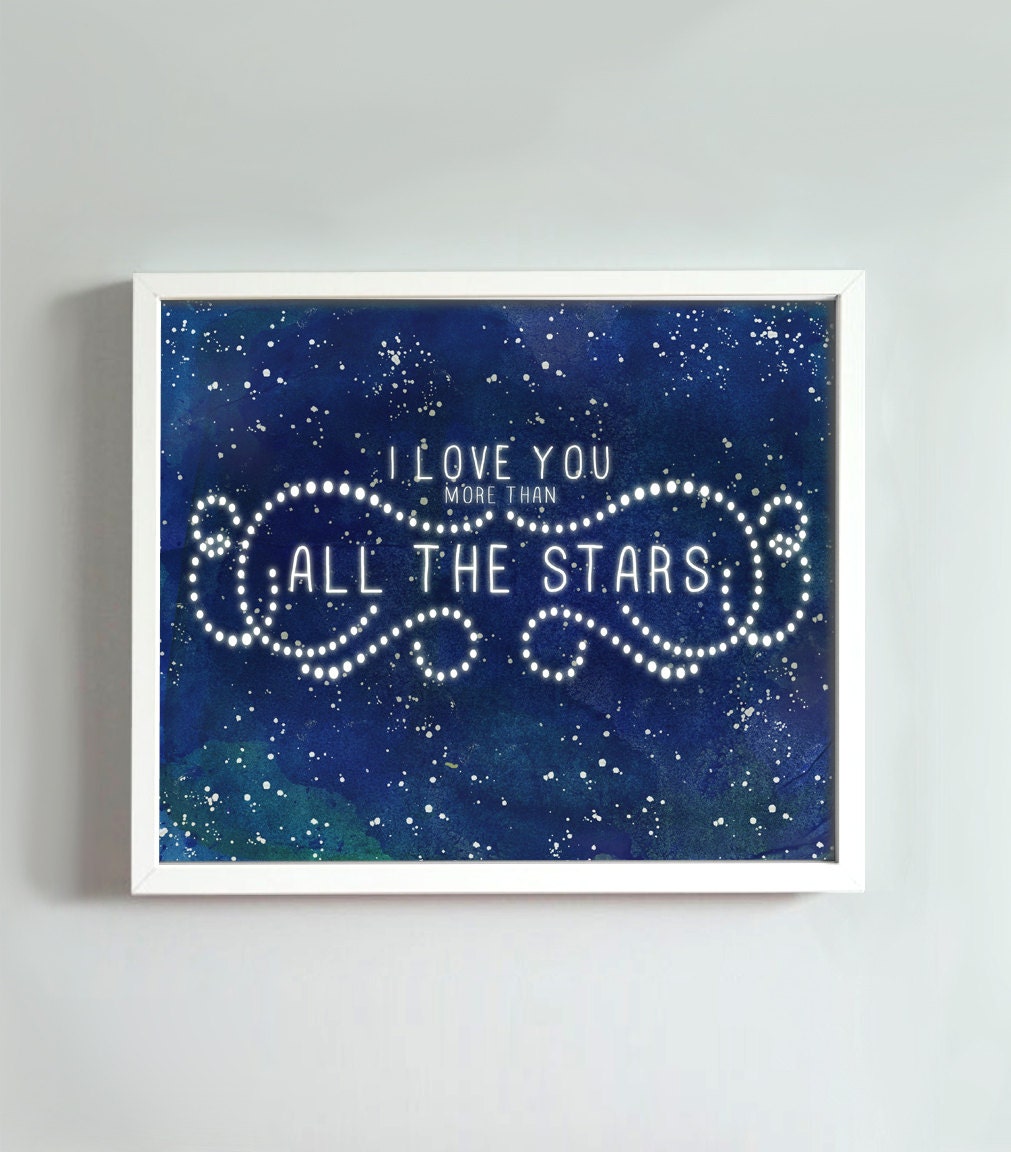 11x14 All The Stars print
