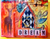 Collective Unconscious Encaustic Collage