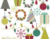 Christmas Clip Art - Personal or Commercial Use - Deck The Halls (406) Il_170x135