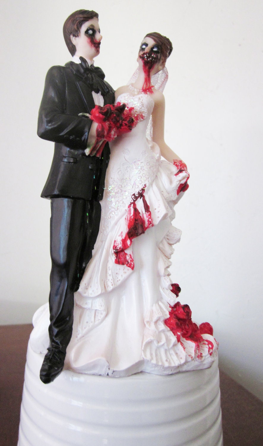 Zombie Cake Topper- Altered figurine (free shipping)