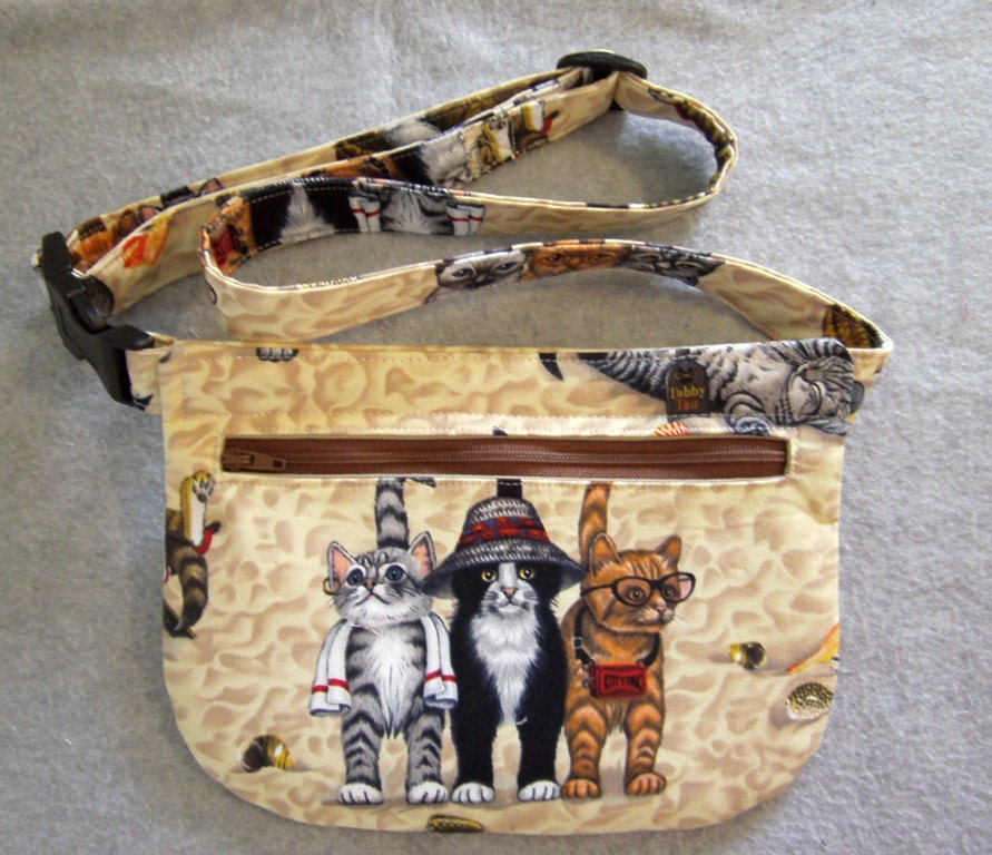 Hip Bag - Kitties on the Beach