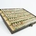 84 Vintage Tiny Glass Vials with Tray