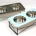 Dog Cat Food and Water Feeder / Bowl Holder - Elevated and Modern