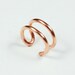 Ear Cuff -  Copper Double Band