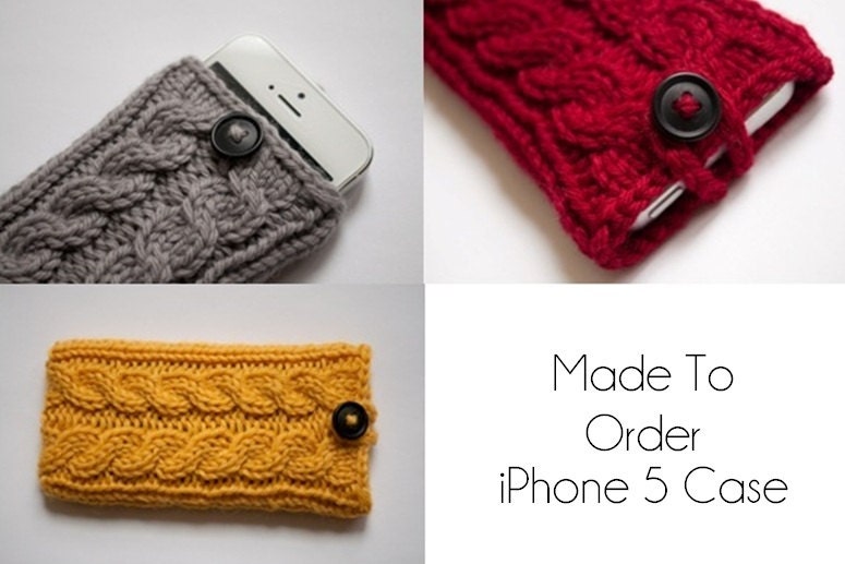 Signature Cable Double Cable Knit iPhone Case for iPhone 5 - Made to Order