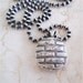 MOTHERS DAY Brick House - She's Mighty Mighty, Just Lettin' it All Hang Out, Eco-friendly FIERCE Silver Artisan Pendant, Necklace, Gift