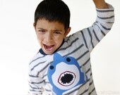 Shark Tshirt Boys Clothing Eco Friendly Jaws Size 4 by TrashN2Tees