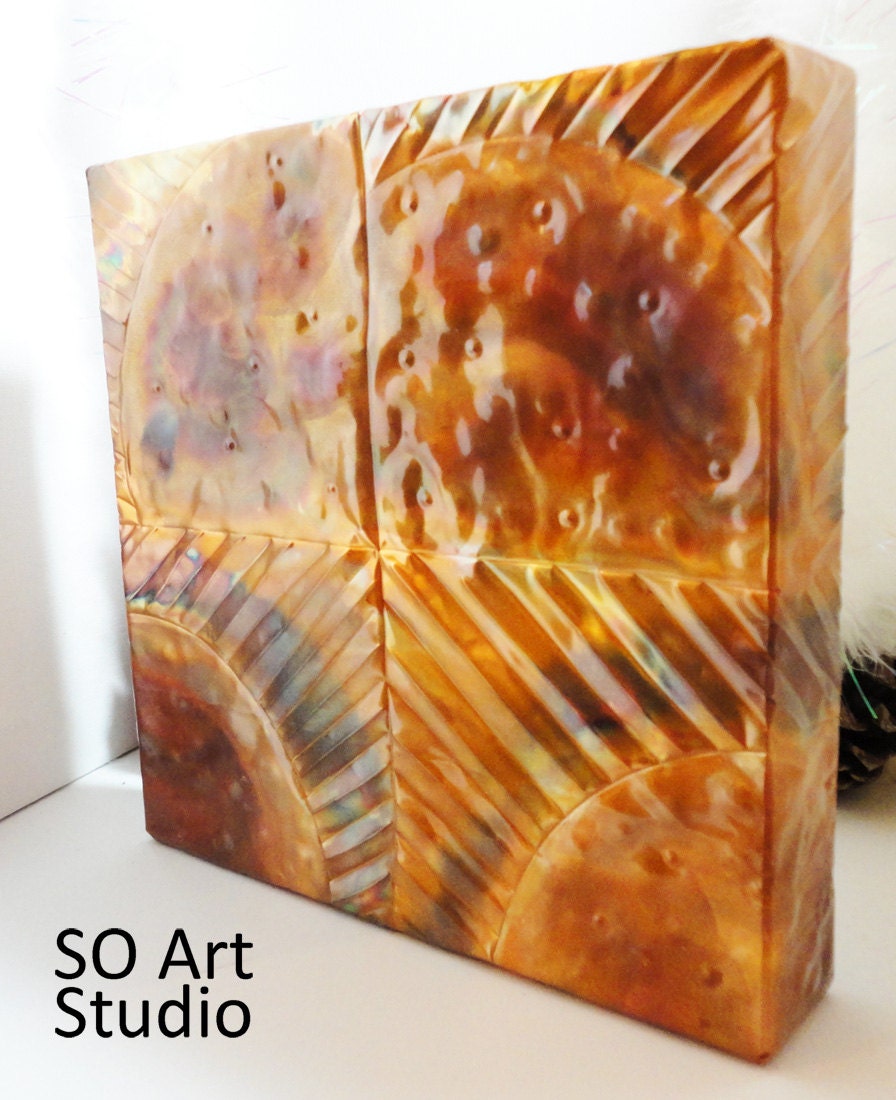 Rays - Fired Metal Copper Repousse