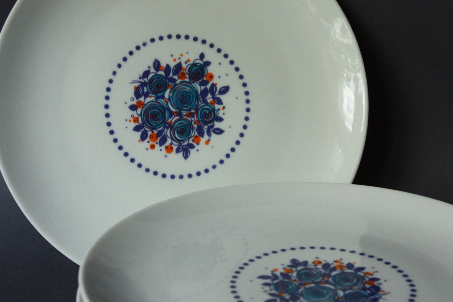 Vintage German Porcelain Salad Plate by Melitta