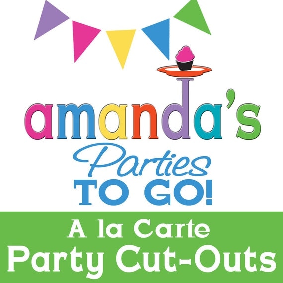 Party Cut Outs - Printable A la Carte Party Single by Amanda's Parties To Go Il_570xn