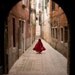 little red riding hood, fairytale in Venice, warm tone - Little Red Cloak