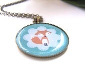 Little Fox Pendant Necklace