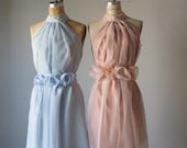 mismatched bridesmaid dresses / Dress / Bridesmaid / Romantic / Blue and Bluch    / Fairy / Dreamy / Bridesmaid / Party / wedding / Bride