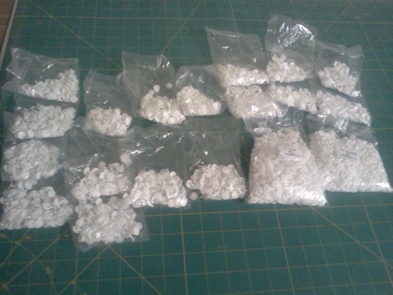 Opened Lot of Plastic Snaps