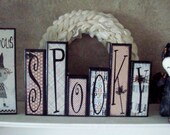 Spooky Wood Blocks