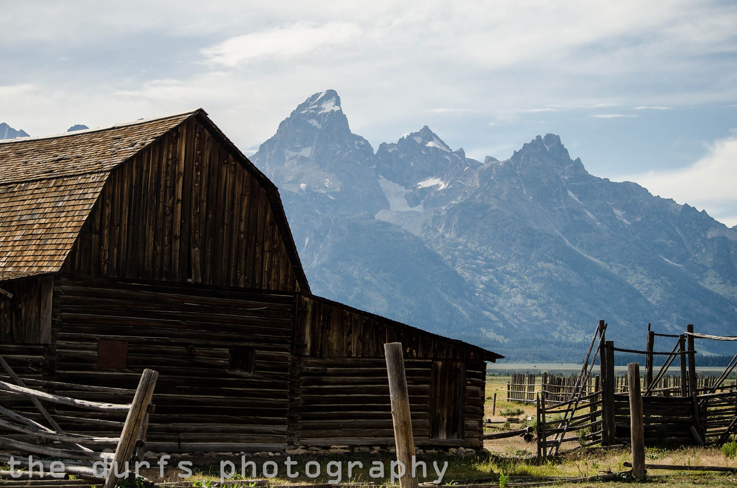 the cathedrals - art photograph- 8x12- grand teton national park- mormon row- jackson hole- wyoming