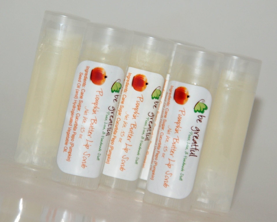 All Natural Pumpkin Butter Lip Scrub