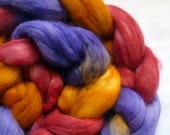 Superfine Alpaca Roving (Top) Hand Dyed (HSA18)