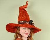 LAUREL - Pumpkin Magic - Halloween, wizard or witch hat