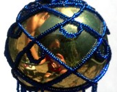 Beaded Christmas Ornament Wrap - "Dancing with Fringe"