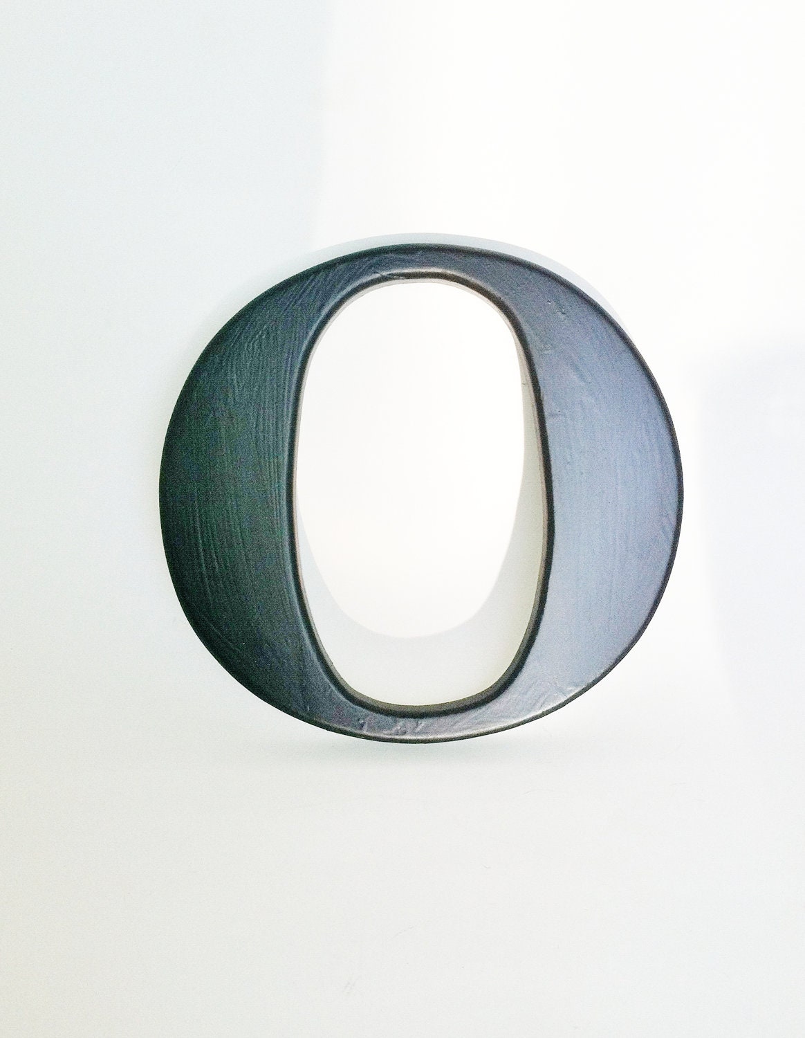 Alphabet Letter O Black