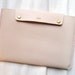Personalized iPad Mini Case - Back Pocket -  Leather - Hand Stitched