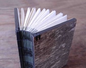 birch journal or wedding guest book - unique handmade wood book - gray green woodland rustic natural guest book - made to order