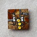 Golden Glamour - Handmade Double Mosaic Light Switch Cover Wall Plate