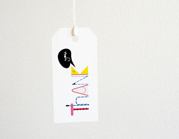 thank you tags - set of 10
