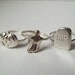 Silver Ghost Ring, Spooky Ghost Ring, Handmade Silver Ring