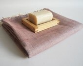 Turkish BATH Towel Peshtemal - Dark Red