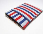 Wallet / Mens Wallet / Pocket Wallet / Thin / Sleek / Sailor Stripes